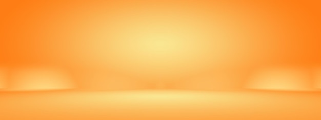 Plantilla web de estudio de diseño de diseño de fondo naranja suave abstracto Informe comercial con color degradado de círculo suave