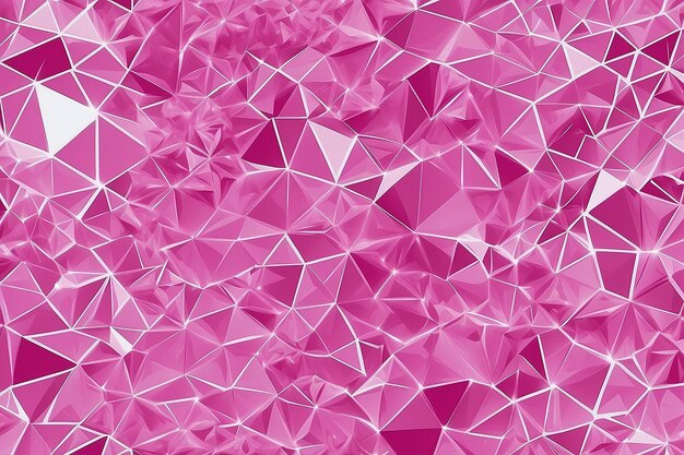 Las plantillas de diseño creativo de fondo de mosaico poligonal rosa