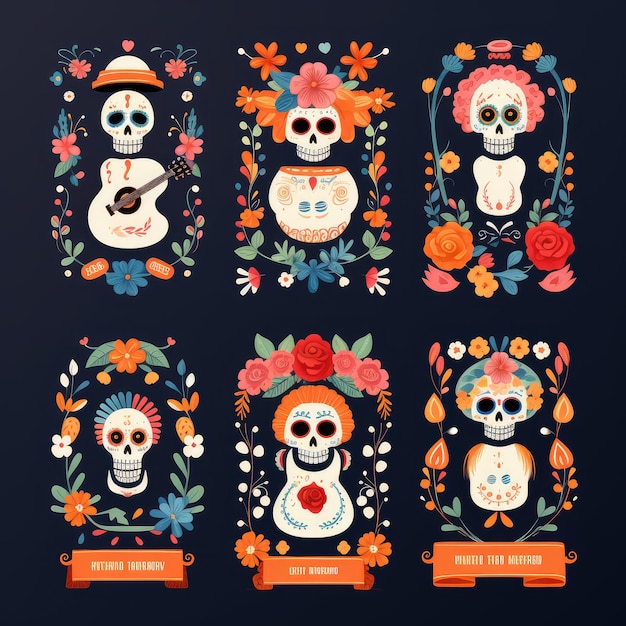 Plantillas de redes sociales del Día de Los Muertos Día de Muertos