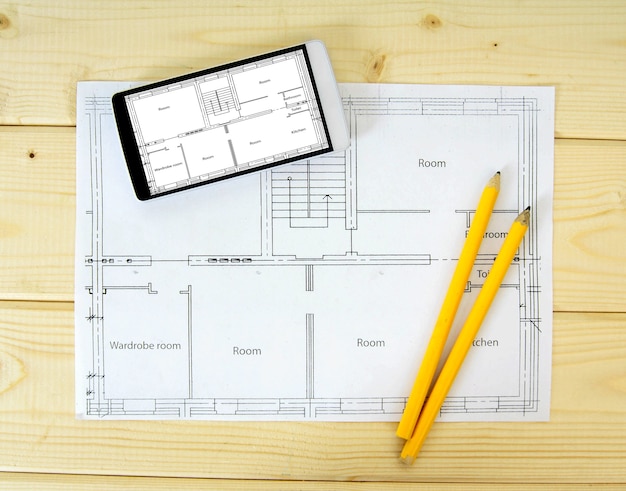 Planung des Baus des Hauses