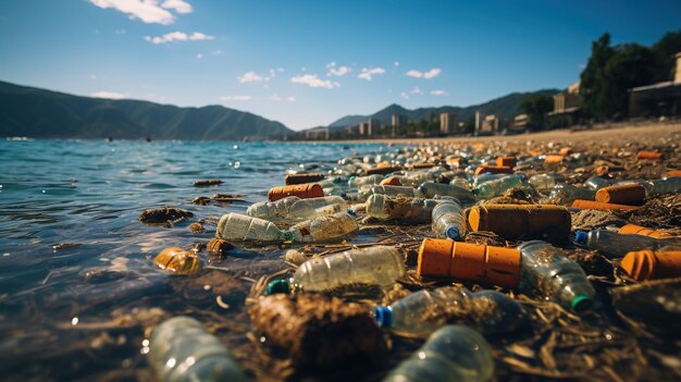 Plastikmüll am Strand