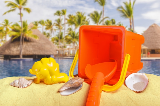 Plastikspielzeug für den Strand