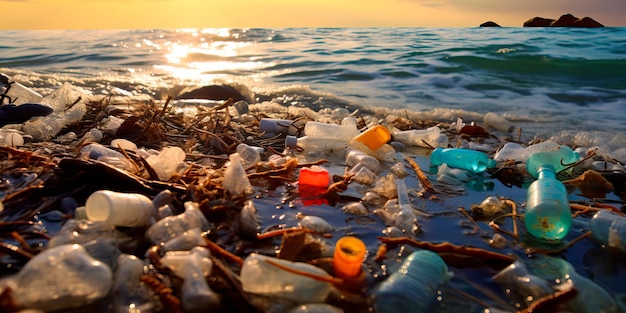 Plastikverschmutzung zur Bekämpfung der Plastikverschmutzung, einschließlich Strandreinigung und Recyclinginitiativen