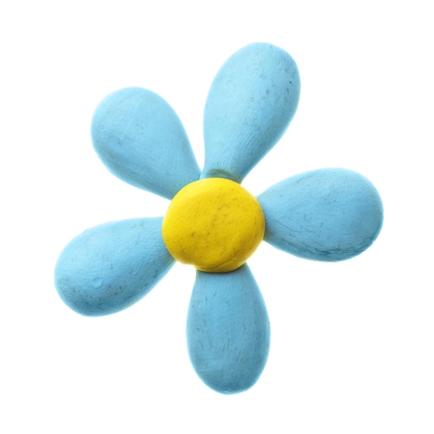 Plastilin-Blume