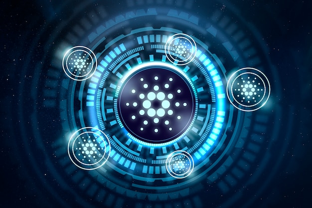 Foto plataforma blockchain cardano