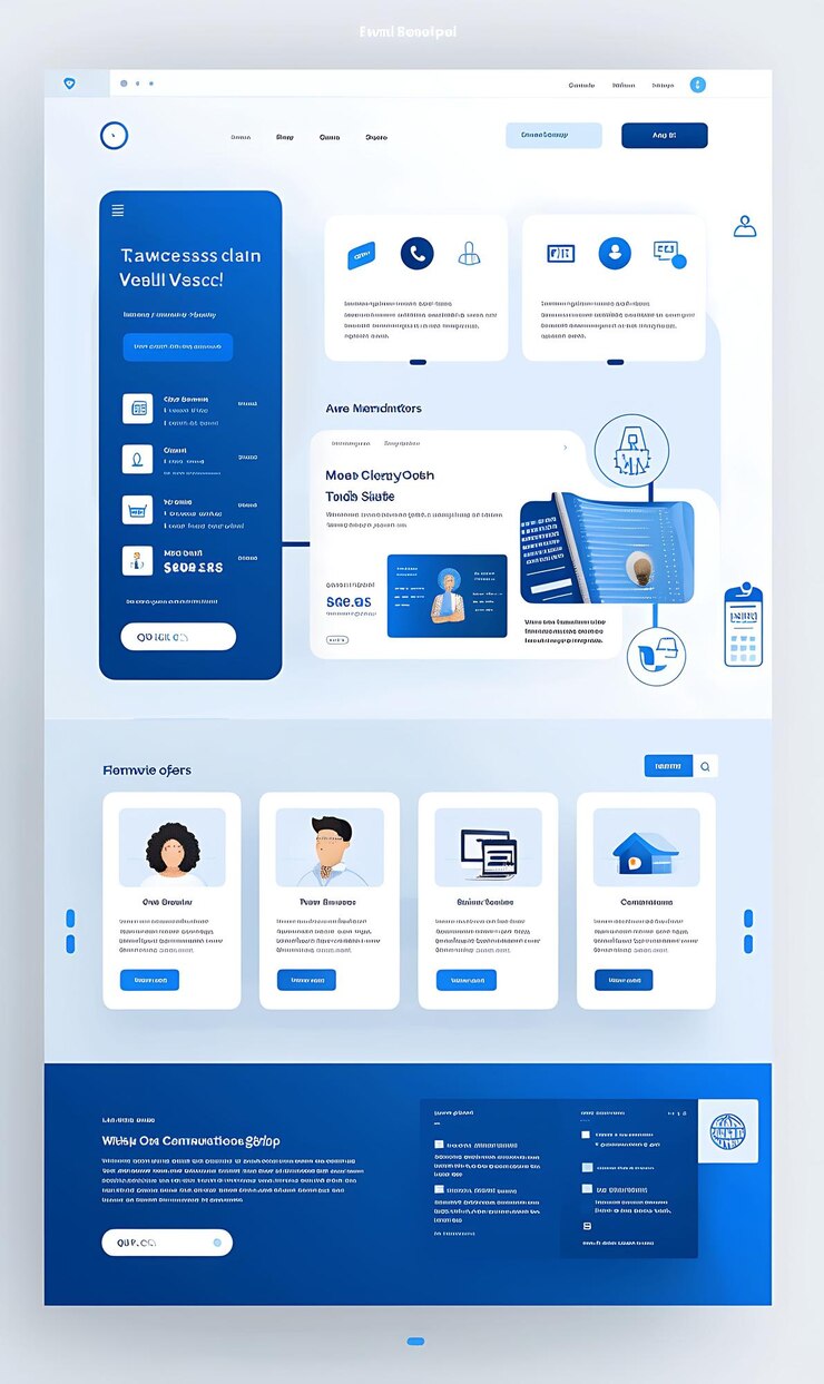 Foto plataforma de cursos en línea con íconos de candidatos expertos professio ideas simples para el diseño de diseño web