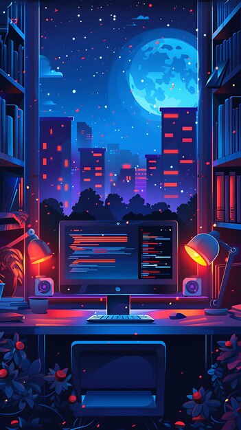 Plataforma de cursos en línea Tema de la universidad moderna Pantalla completa v Diseño de diseño de la web de educación