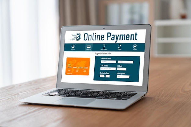 Plataforma de pagamento online para transferência de dinheiro à moda