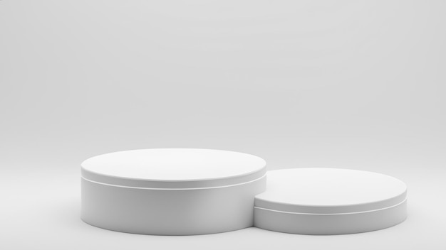 Plataforma de exhibición de productos para la colocación de productos de fondo renderizado en 3D