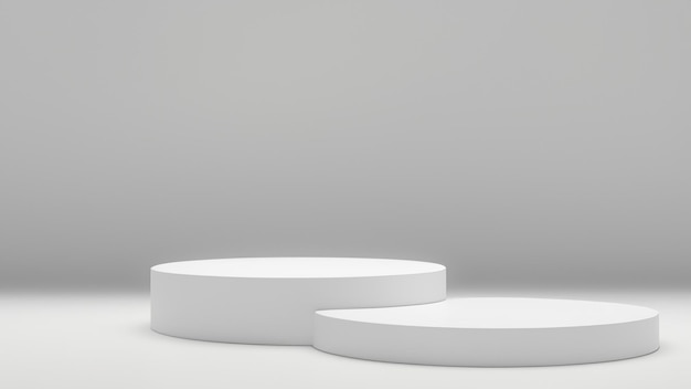 Plataforma de exhibición de productos para la colocación de productos de fondo renderizado en 3D
