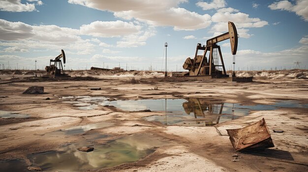 La plataforma de extracción de petróleo de los Estados Unidos