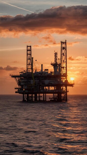 Plataforma de producción en alta mar para la producción de petróleo y gas