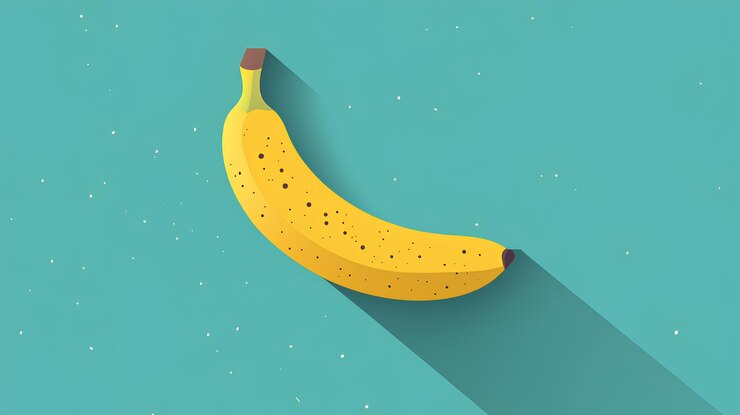 un plátano con agujeros en el medio