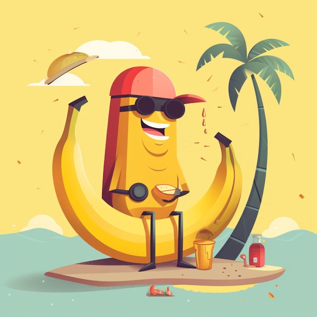Plátano animado 6