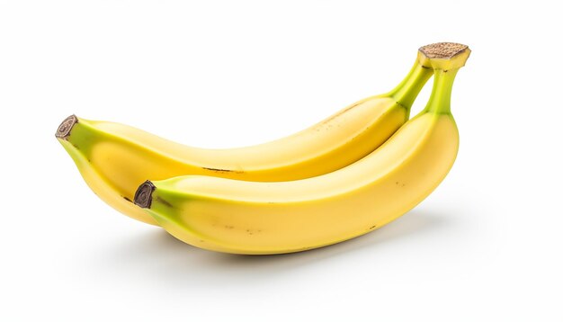 Plátano en blanco