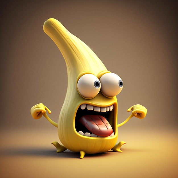 Foto plátano creado con inteligencia artificial