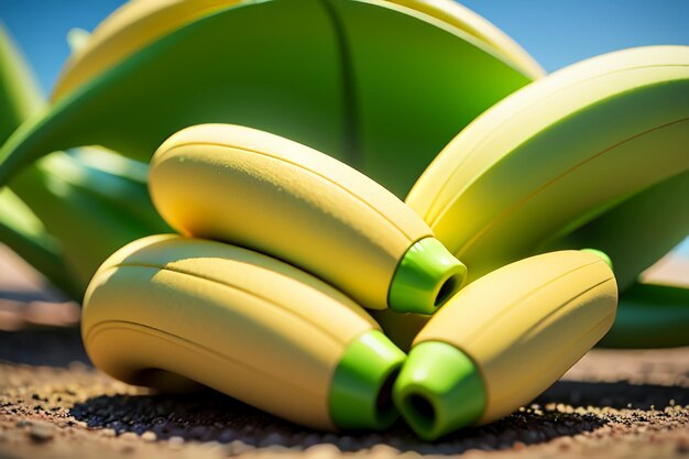 plátano fruta deliciosa favorita comida verde comida orgánica fondo de papel tapiz de plátano