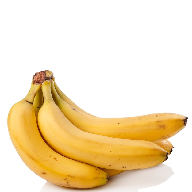 Plátanos naturales con manchas y arañazos.