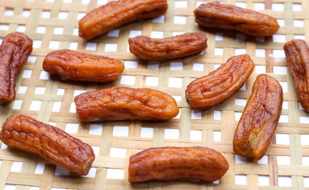 Plátanos secados al sol Snack de frutas