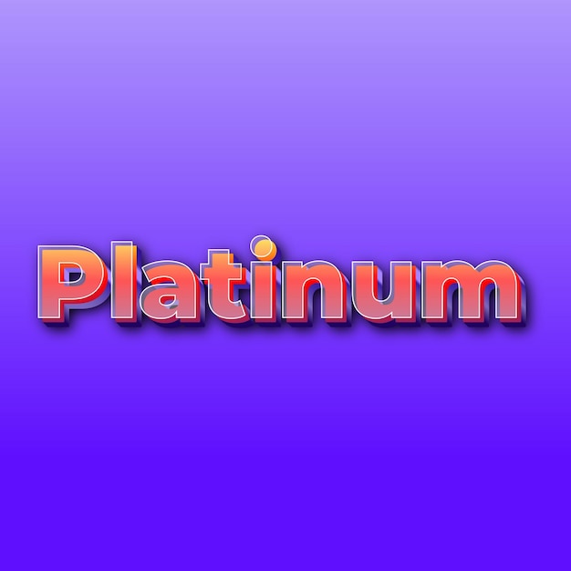 PlatinumText-Effekt JPG-Hintergrundkartenfoto mit violettem Farbverlauf