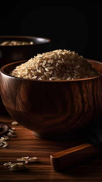 Un plato de arroz con la palabra girasol