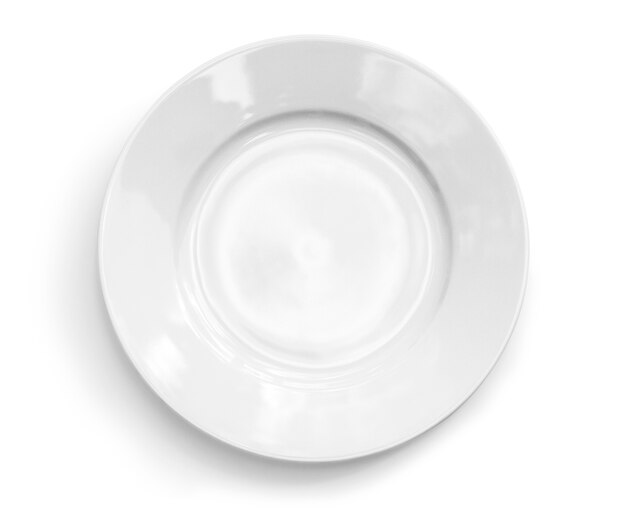 Plato blanco sobre blanco