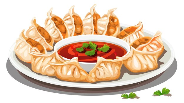 Un plato de deliciosas albóndigas con una salsa de inmersión Las albóndicas están llenas de una variedad de ingredientes como carne, verduras y queso