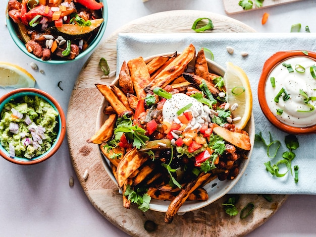 Foto plato de ensalada