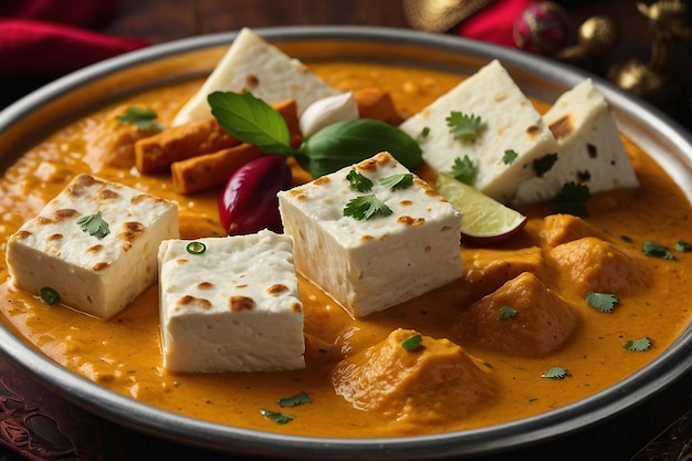 Plato de fiesta Shahi Paneer