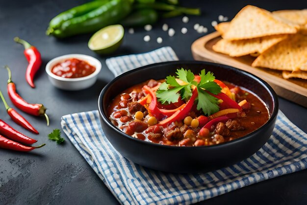 un plato de frijoles con frijoles y queso