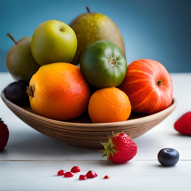 un plato de fruta que incluye fresas, fresas y fresas.