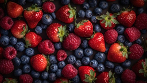 Foto un plato de frutas con la palabra fruta en él