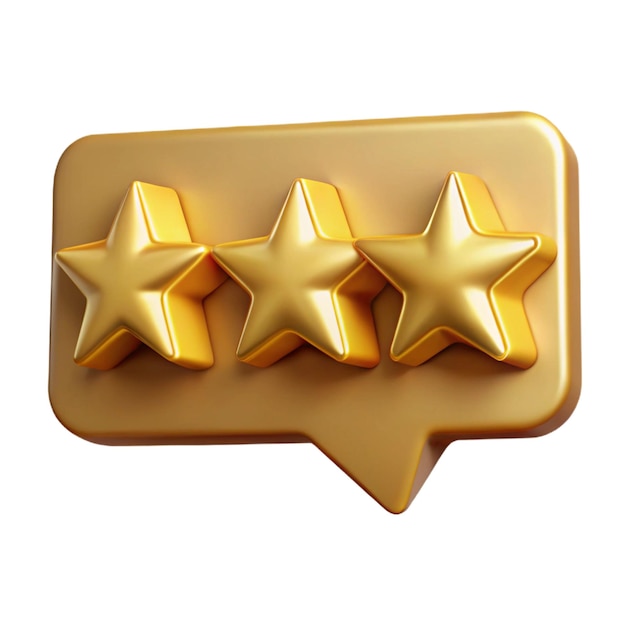 un plato de oro con cinco estrellas en él