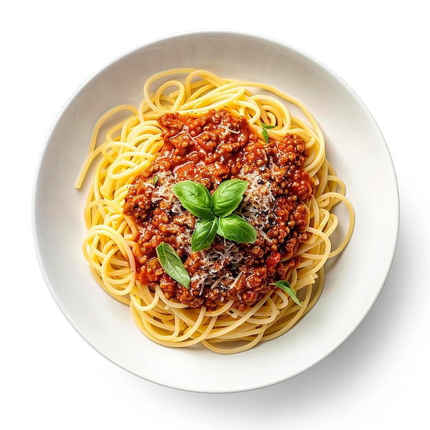 un plato de pasta con una salsa de tomate en él