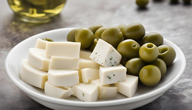 un plato de quesos y queso con queso y queso