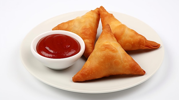 Un plato de samosas de la India Inteligencia Artificial Generativa