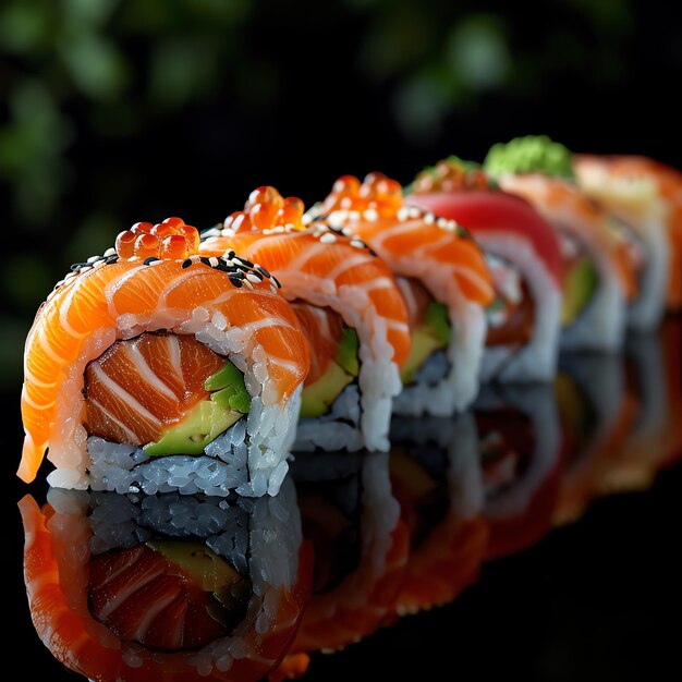 El plato de sushi es comida rápida.