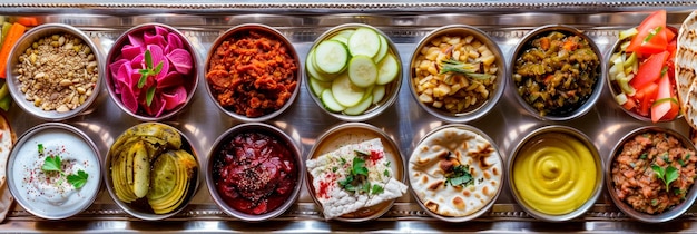 Plato tradicional del Seder de la Pascua con alimentos simbólicos bien dispuestos que muestran la esencia de la fiesta AI generativa