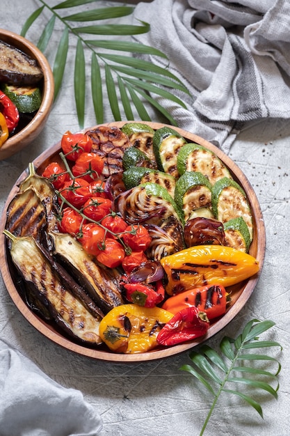 Plato de verduras a la plancha