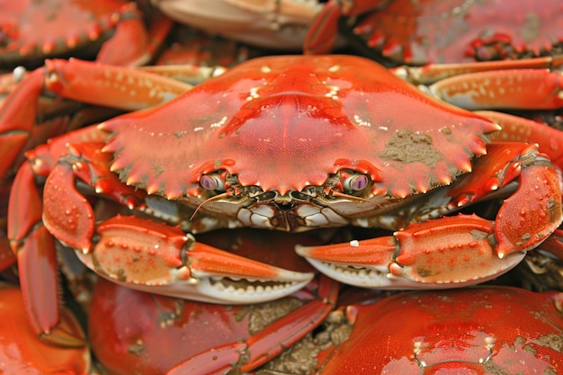 Los platos de cangrejo la tentación las delicias divinas de los mariscos