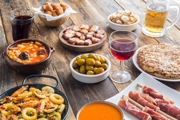 Platos de comida española