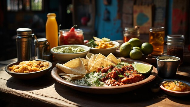 Foto platos típicos mexicanos