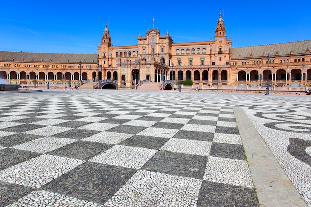 Platz von Spanien (Plaza de Espana) in Sevilla