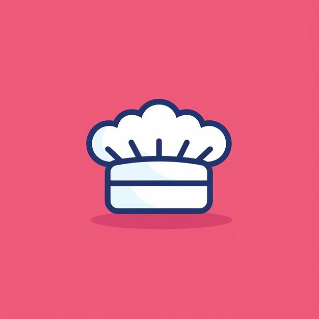 Foto play_chefs_hat_isolated_modern_line_icon_vec