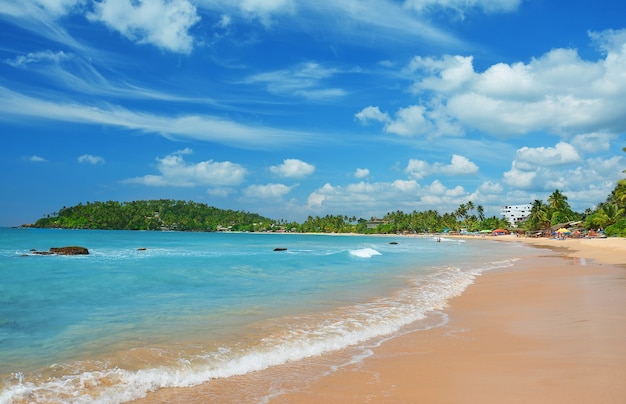 Playa de Ahangama en Sri Lanka