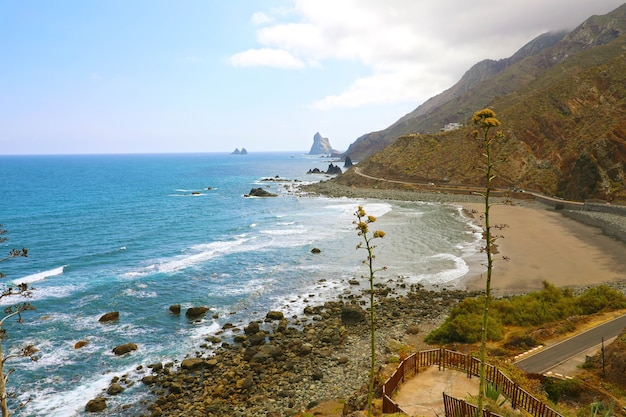 Playa de Almaciga, Tenerife, España