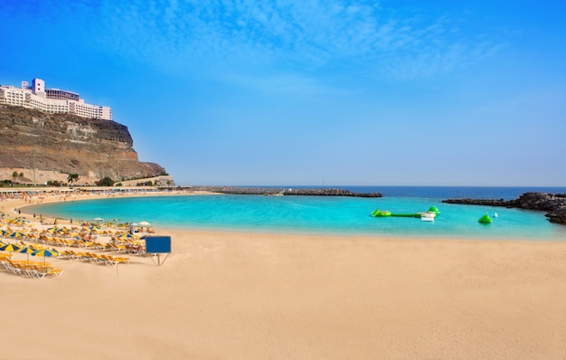 Playa de Amadores en Gran Canaria