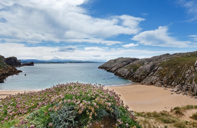 Playa de arena España Océano Atlántico costa paisaje