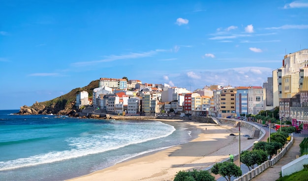 Playa de arena en Maplica Galicia España