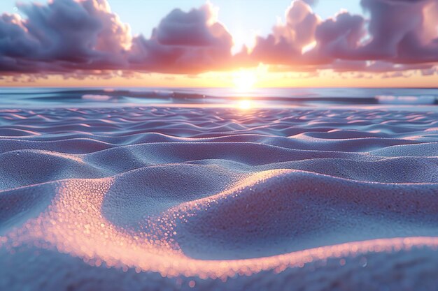 La playa de arena de verano HD 8K papel tapiz Imagen fotográfica de stock